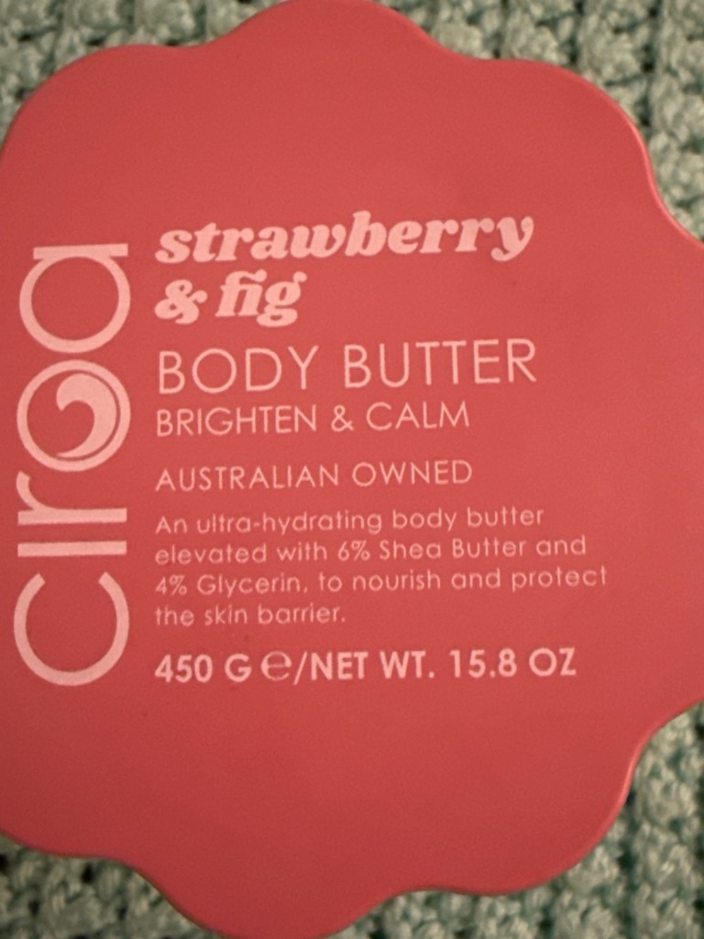 Ciroa Strawberry & Fig Body Butter — Pink